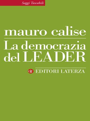 cover image of La democrazia del leader